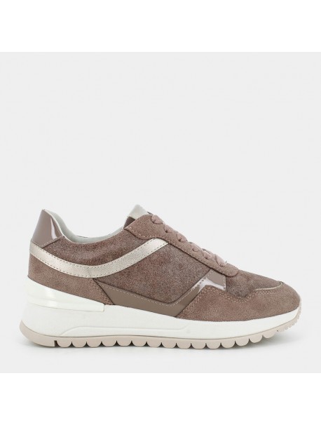 Geox Desya – Baskets femme taupe