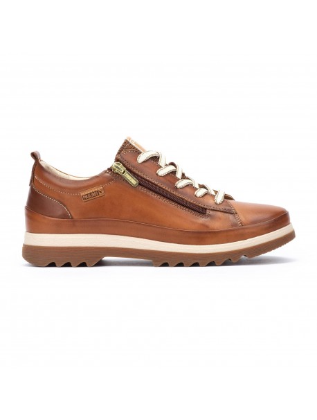 Pikolinos Vigo W3W-6979 – Baskets femme cognac à zip