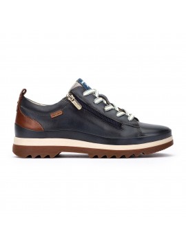 Pikolinos Vigo W3W-6979 – Baskets femme bleu marine à zip