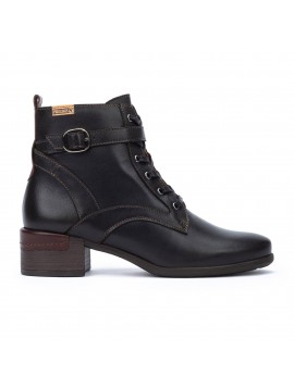 Pikolinos Malaga W6W-8996C1 – Bottines à lacets femme noires