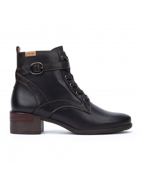 Pikolinos Malaga W6W-8996C1 – Bottines à lacets femme noires