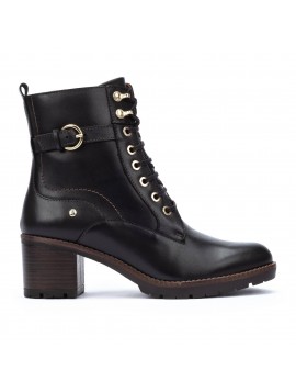 Pikolinos Llanes W7H-8510 – Bottines à lacets femme noires