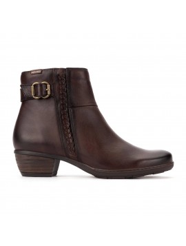 Pikolinos Utiel W7P-8501 – Bottines femme marron à boucle