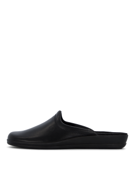 Mules homme Rohde Lekeberg en cuir noir