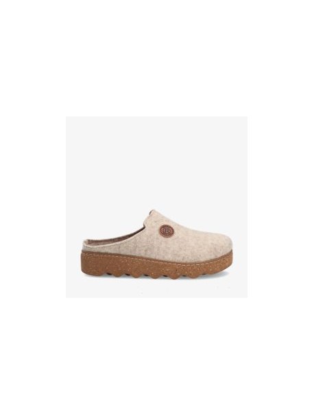 Sabots femme Rohde Foggia-D en feutre beige clair