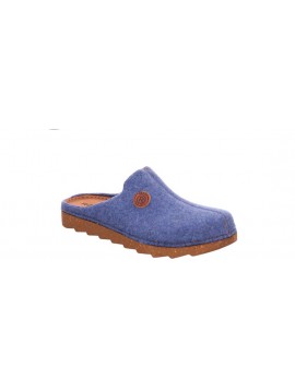 Pantoufles homme Rohde Foggia-H en feutre bleu