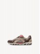 Tamaris 23645-47-988 – Baskets femme taupe et bordeaux