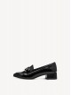 Tamaris 24316-43-001 – Mocassins femme vernis noirs à talon