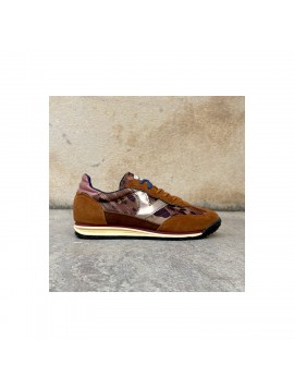 Victoria 1158116 – Baskets femme marron imprimé fleuri