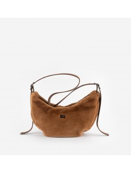 Victoria 9126002 – Sac bandoulière camel en fausse fourrure