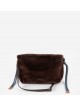 Victoria 9126003 – Sac bandoulière marron en fausse fourrure