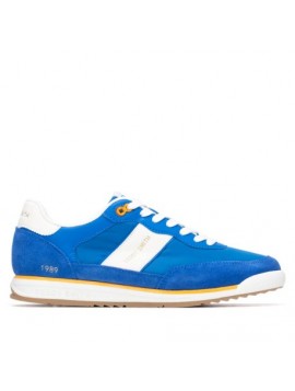 Teddy Smith 120506 – Baskets homme bleues style rétro