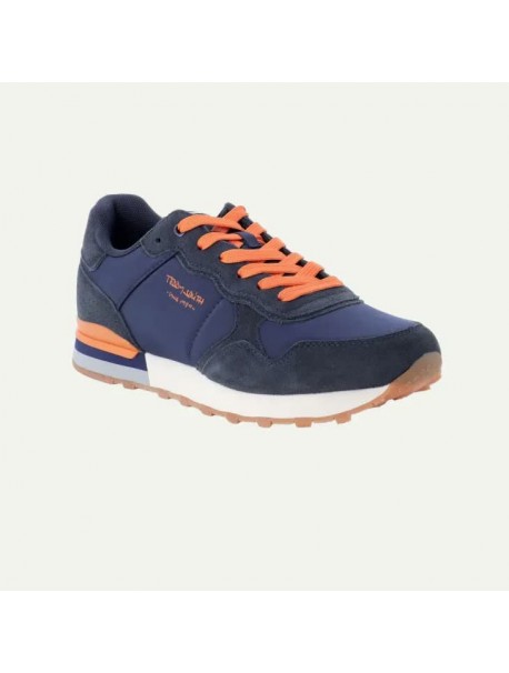 Teddy Smith 121014 – Baskets homme bleu marine
