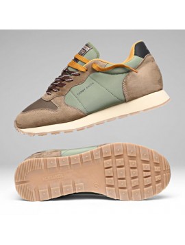Teddy Smith 121037 – Baskets homme taupe et kaki