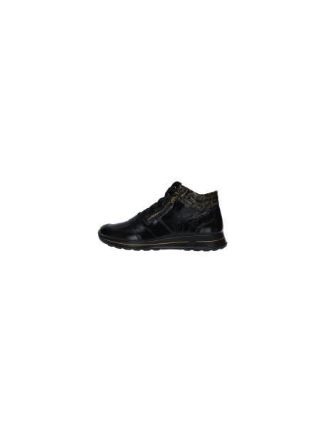 ARA Osaka 2.0 – Baskets montantes femme noires effet croco