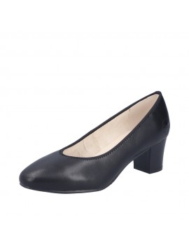 Escarpins femme Rieker en cuir noir
