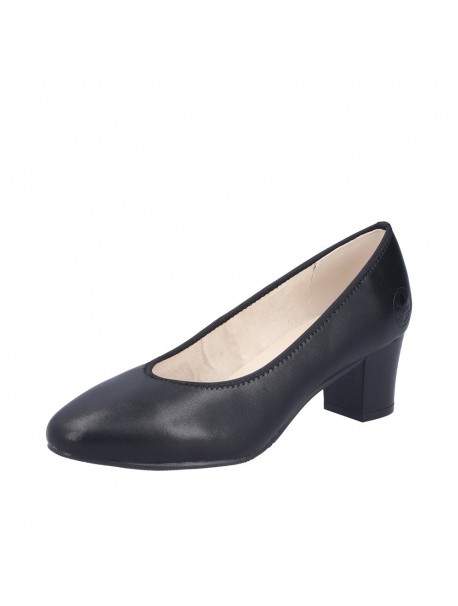 Escarpins femme Rieker en cuir noir