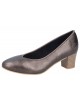 Escarpins femme Rieker métallisés bronze