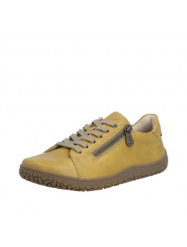 Chaussures femme Rieker à lacets jaunes