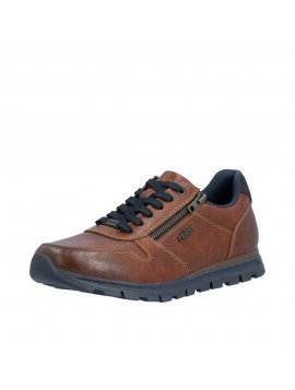 Baskets homme Rieker en cuir marron
