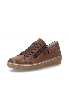 Baskets femme Remonte marron à zip