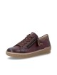 Baskets femme Remonte bordeaux à zip