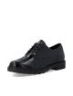 Derbies femme Remonte vernis noirs