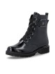 Bottines femme Remonte vernies noires à lacets