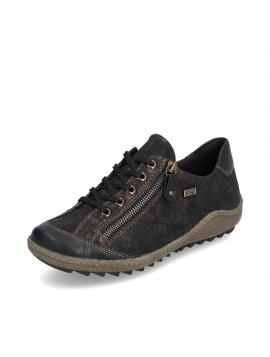 Baskets femme Remonte gris anthracite à zip