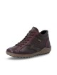 Baskets montantes femme Remonte bordeaux