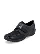 Mocassins femme Remonte noirs à scratch
