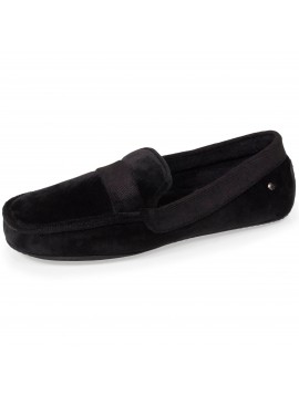 Mocassins homme Isotoner noirs