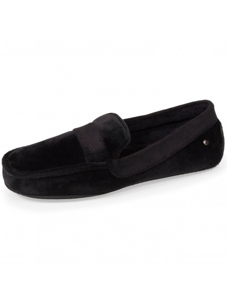 Mocassins homme Isotoner noirs
