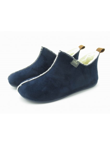 Calzamur 66066000054-0002 – Chaussons montants femme bleu marine