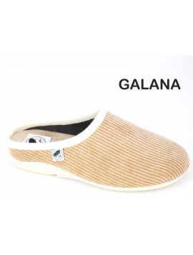 Mules femme La Bande à Mich' Galana beiges rayées